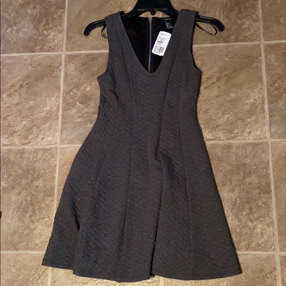 heather grey dress